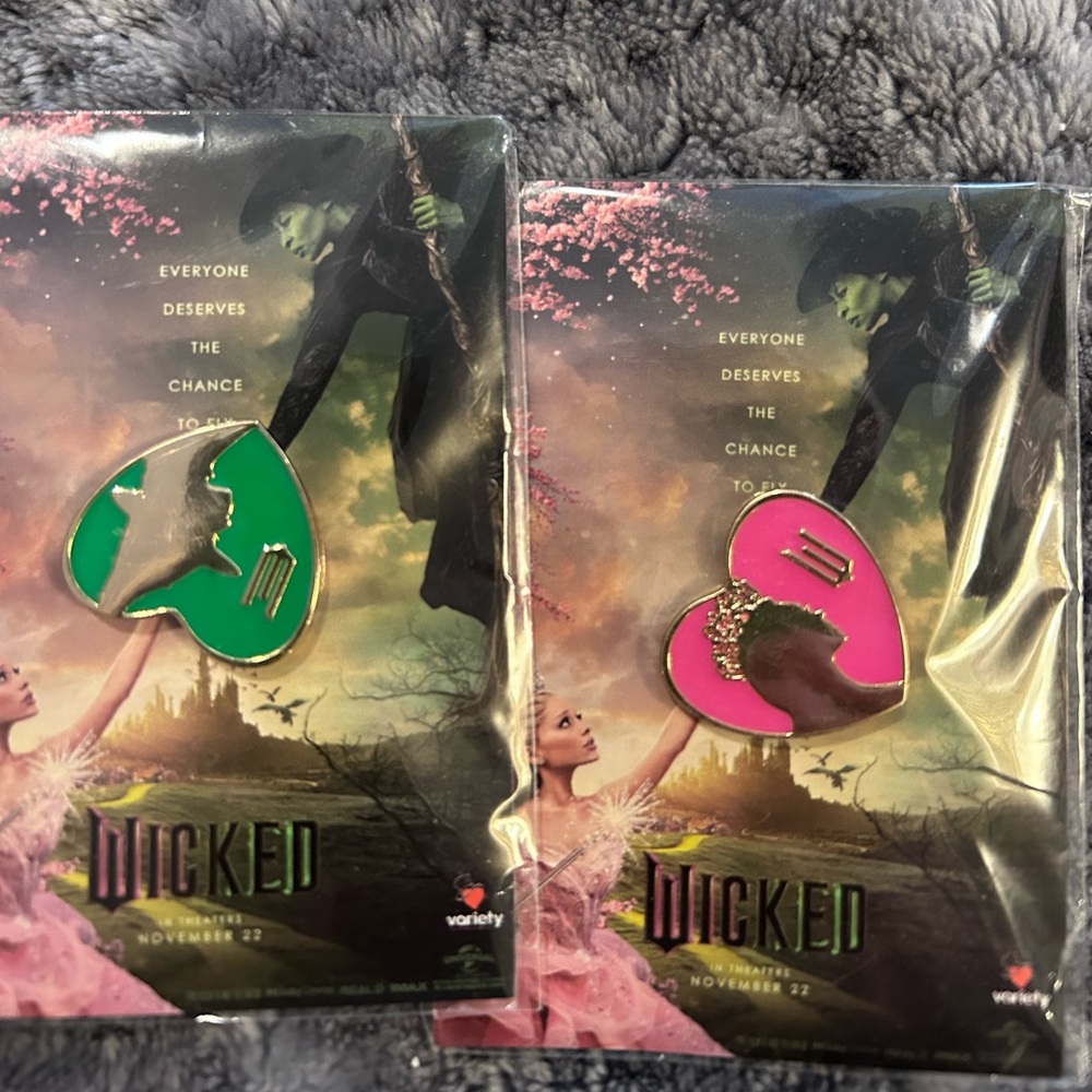 Wicked Musical Movie Souvenir Pins